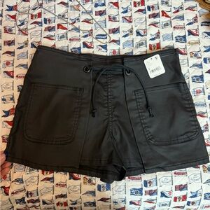 Free People Black Chaps